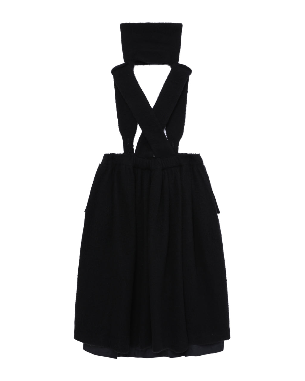 NOIR KEI NINOMIYA Buttoned high neck dress
