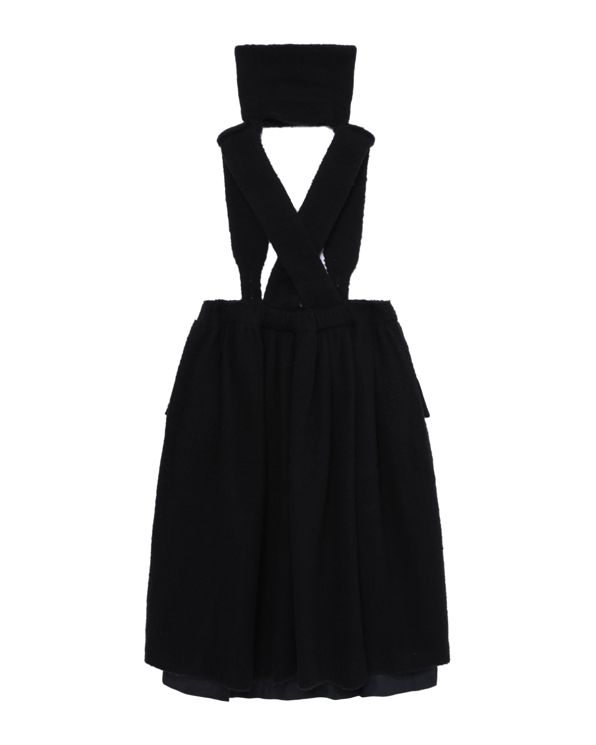 NOIR KEI NINOMIYA Buttoned high neck dress