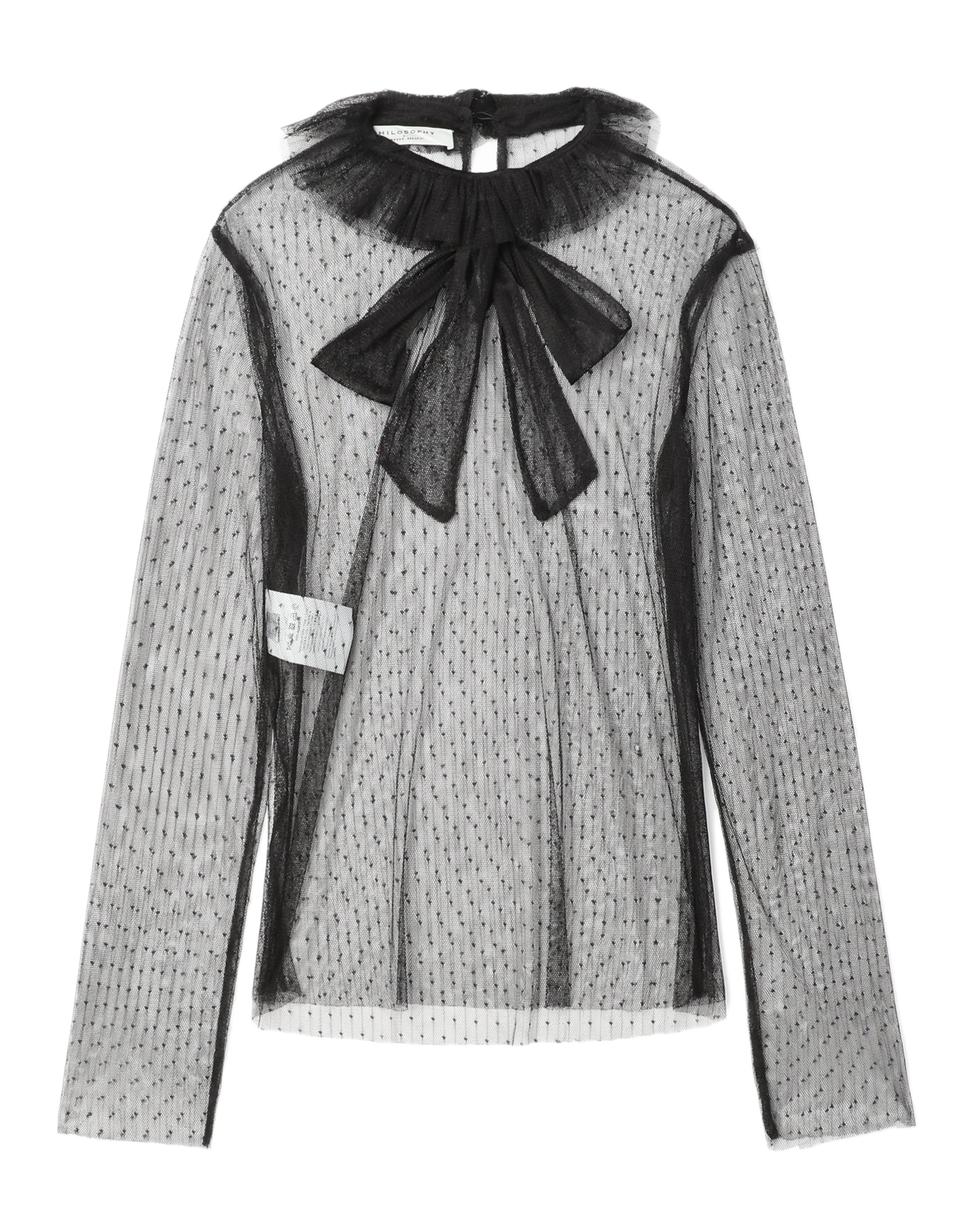 PHILOSOPHY DI LORENZO SERAFINI Sheer tulle top