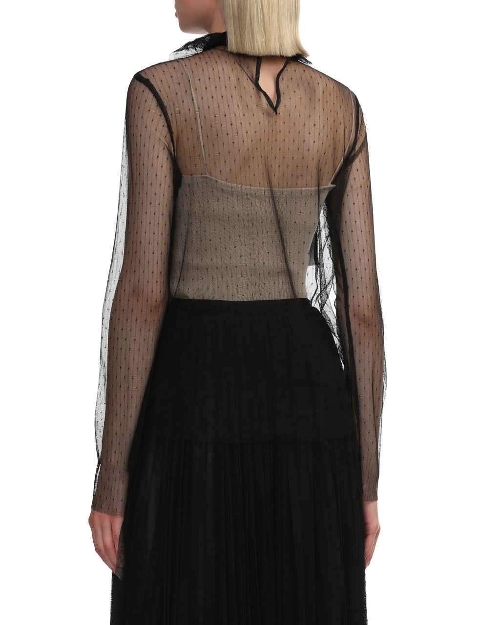PHILOSOPHY DI LORENZO SERAFINI Sheer tulle top