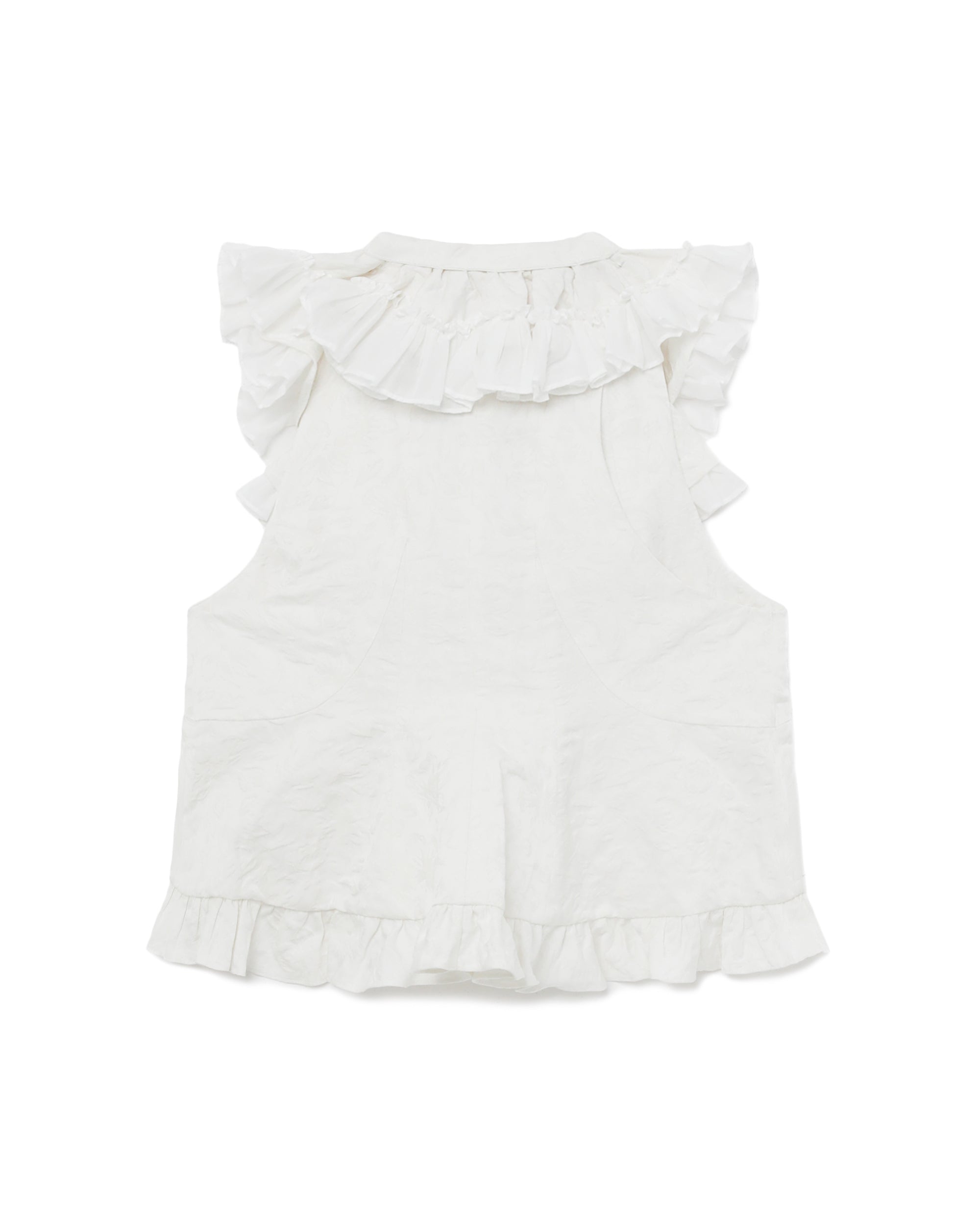 PHILOSOPHY DI LORENZO SERAFINI Jacquard cropped gilet