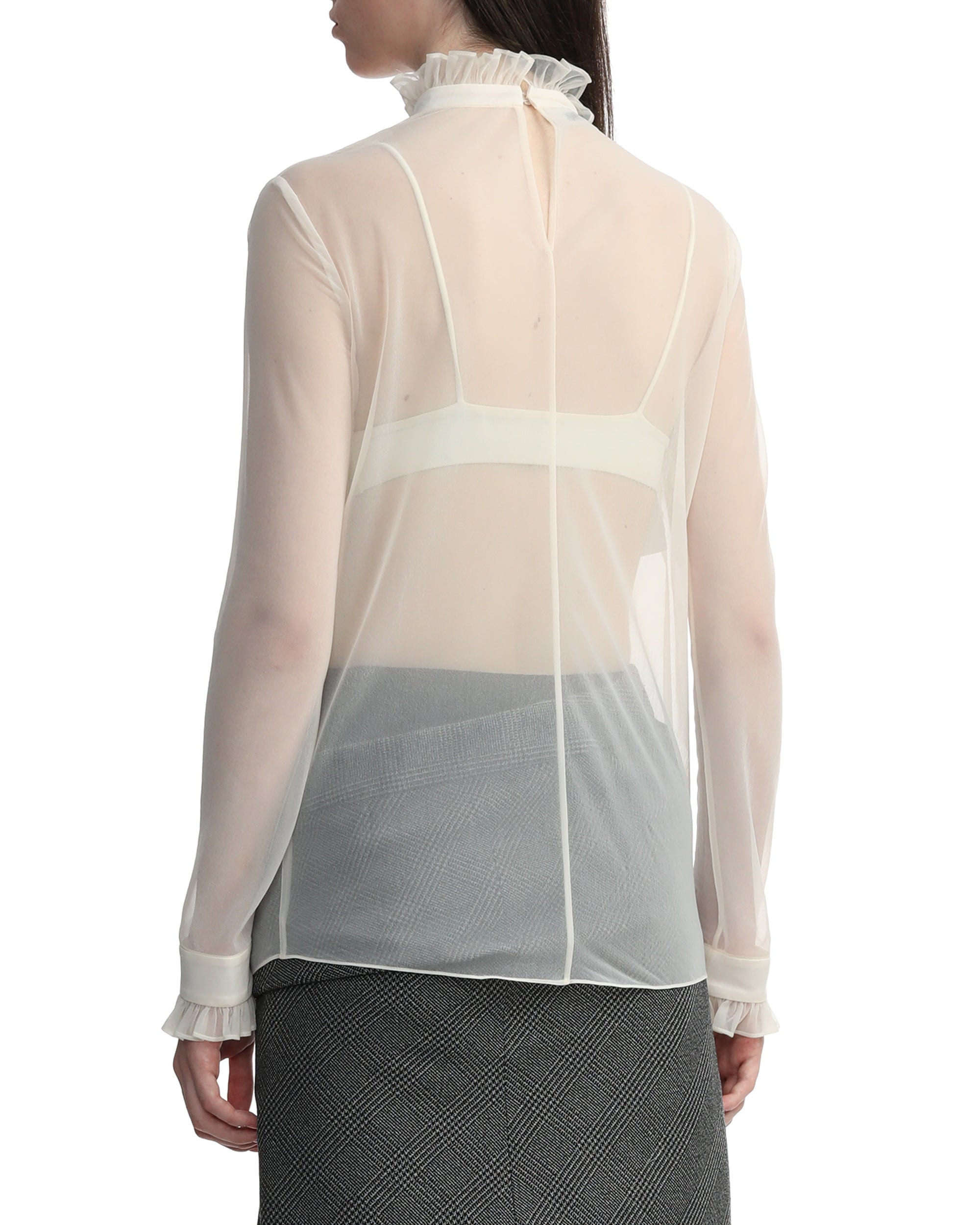 PHILOSOPHY DI LORENZO SERAFINI Techno chiffon blouse