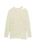 REGULATION YOHJI YAMAMOTO Fringe sweater