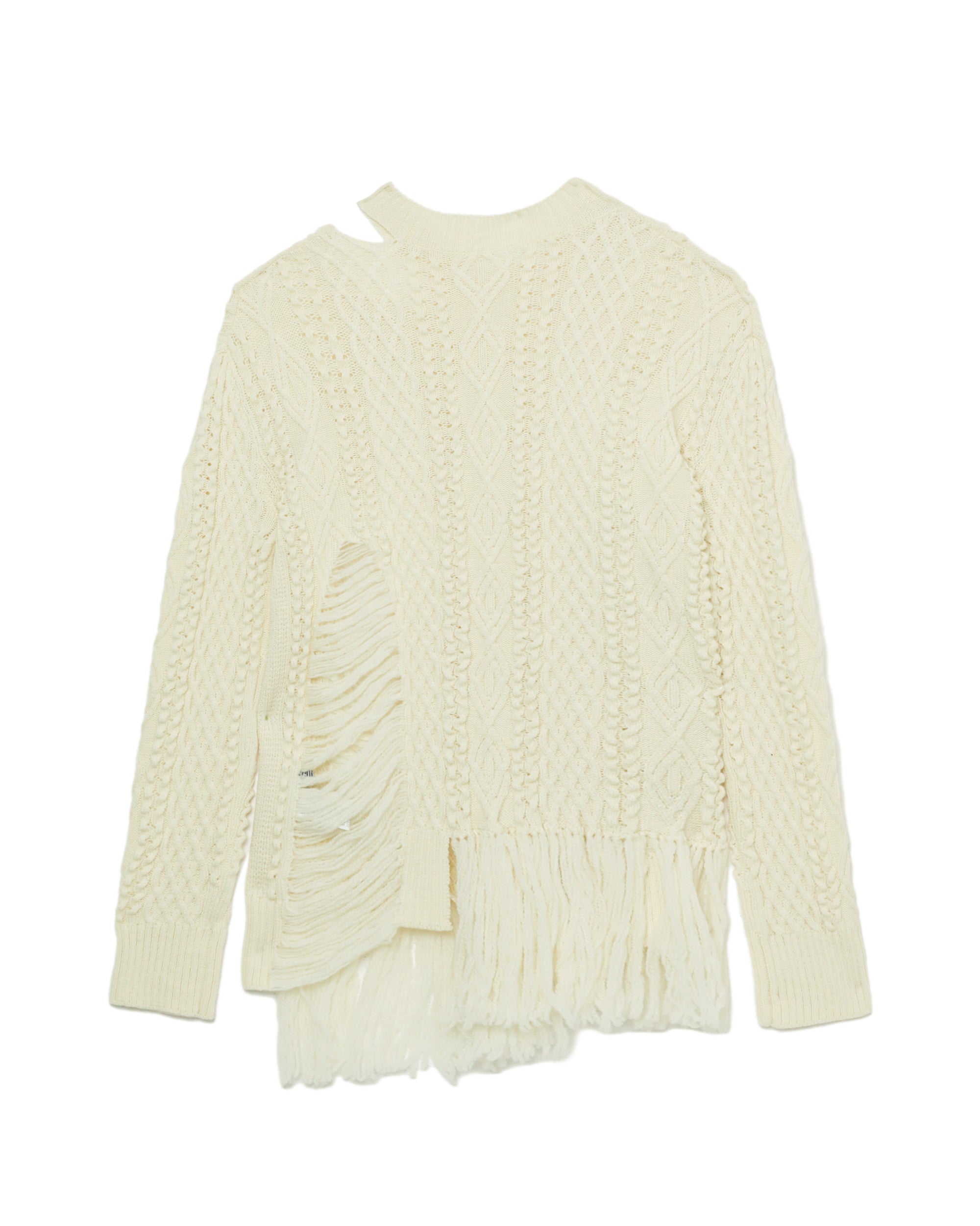 REGULATION YOHJI YAMAMOTO Fringe sweater