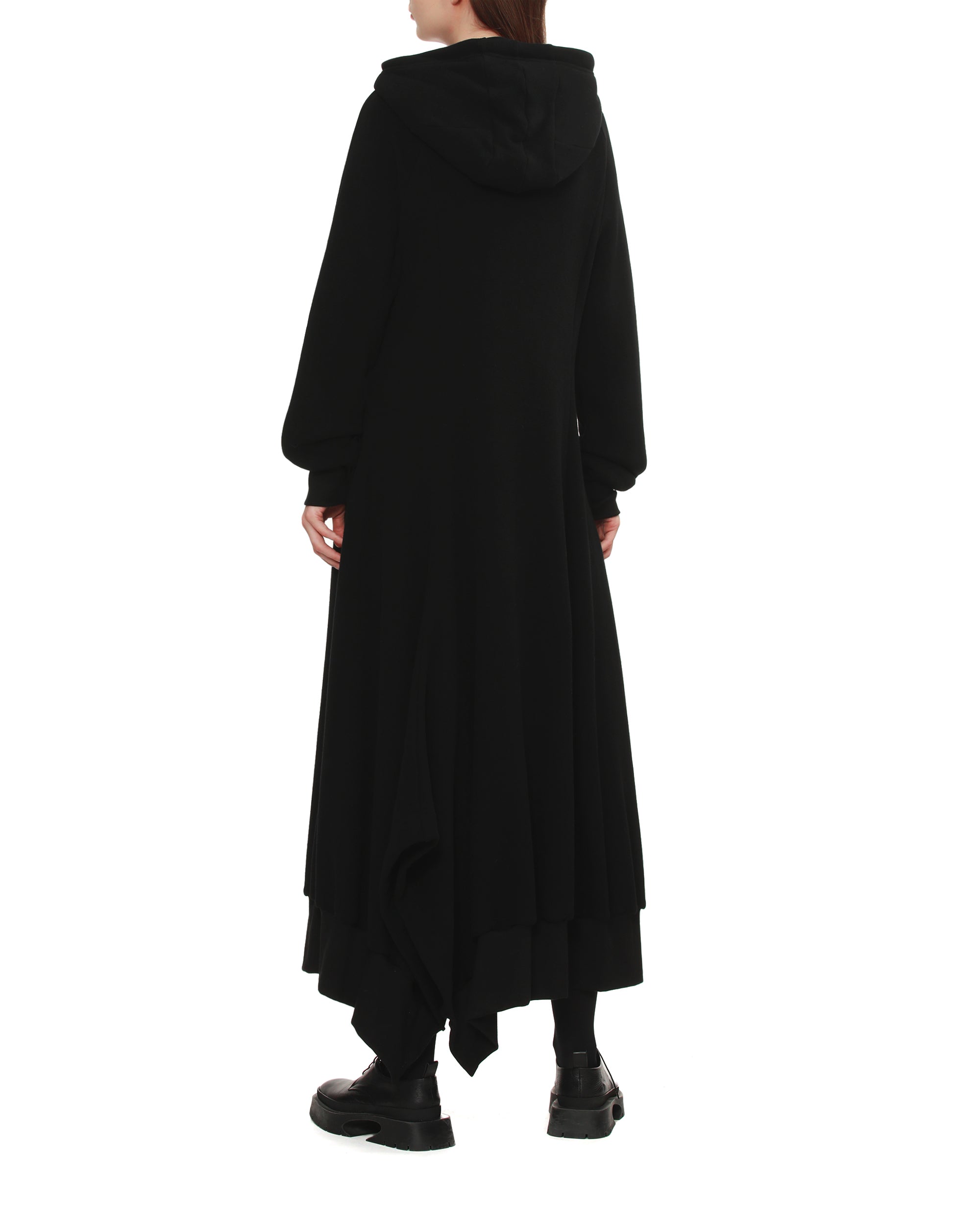 REGULATION YOHJI YAMAMOTO Zip up hoodie dress