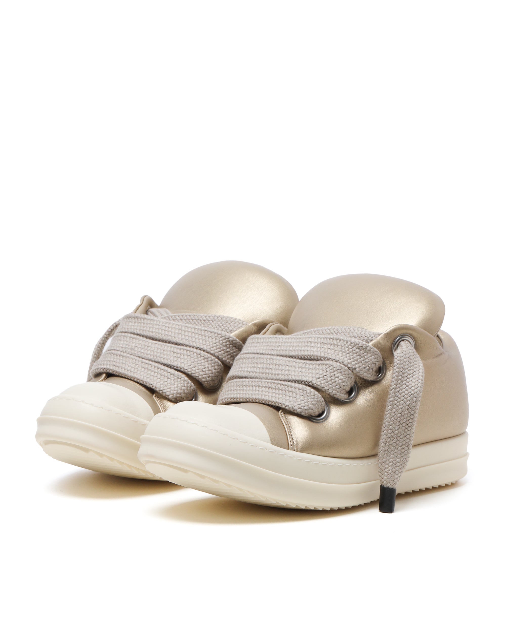 RICK OWENS Jumbo lace puffer low sneakers