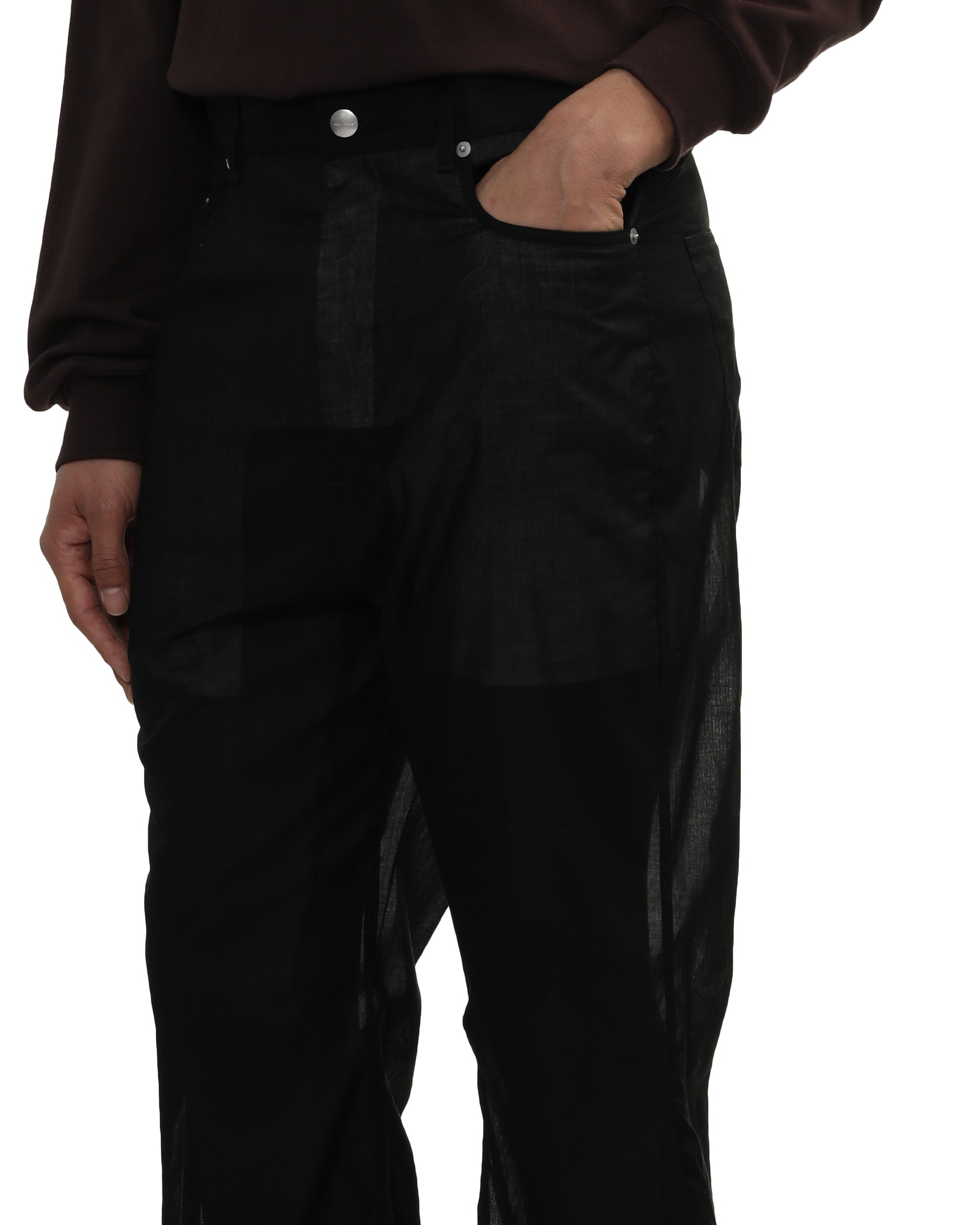 RICK OWENS Flared leg trousers