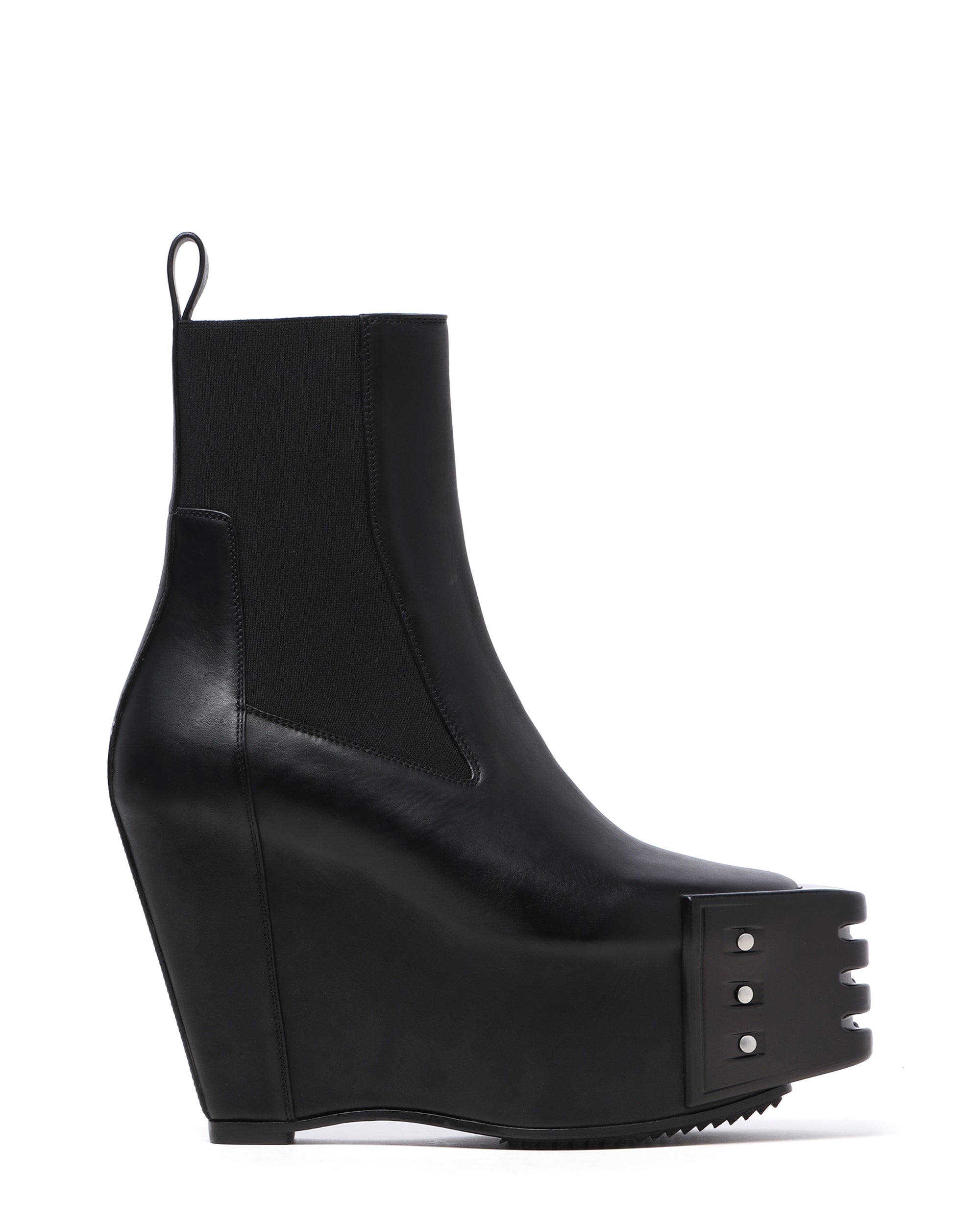 RICK OWENS Grilled Wedge Beatle boots