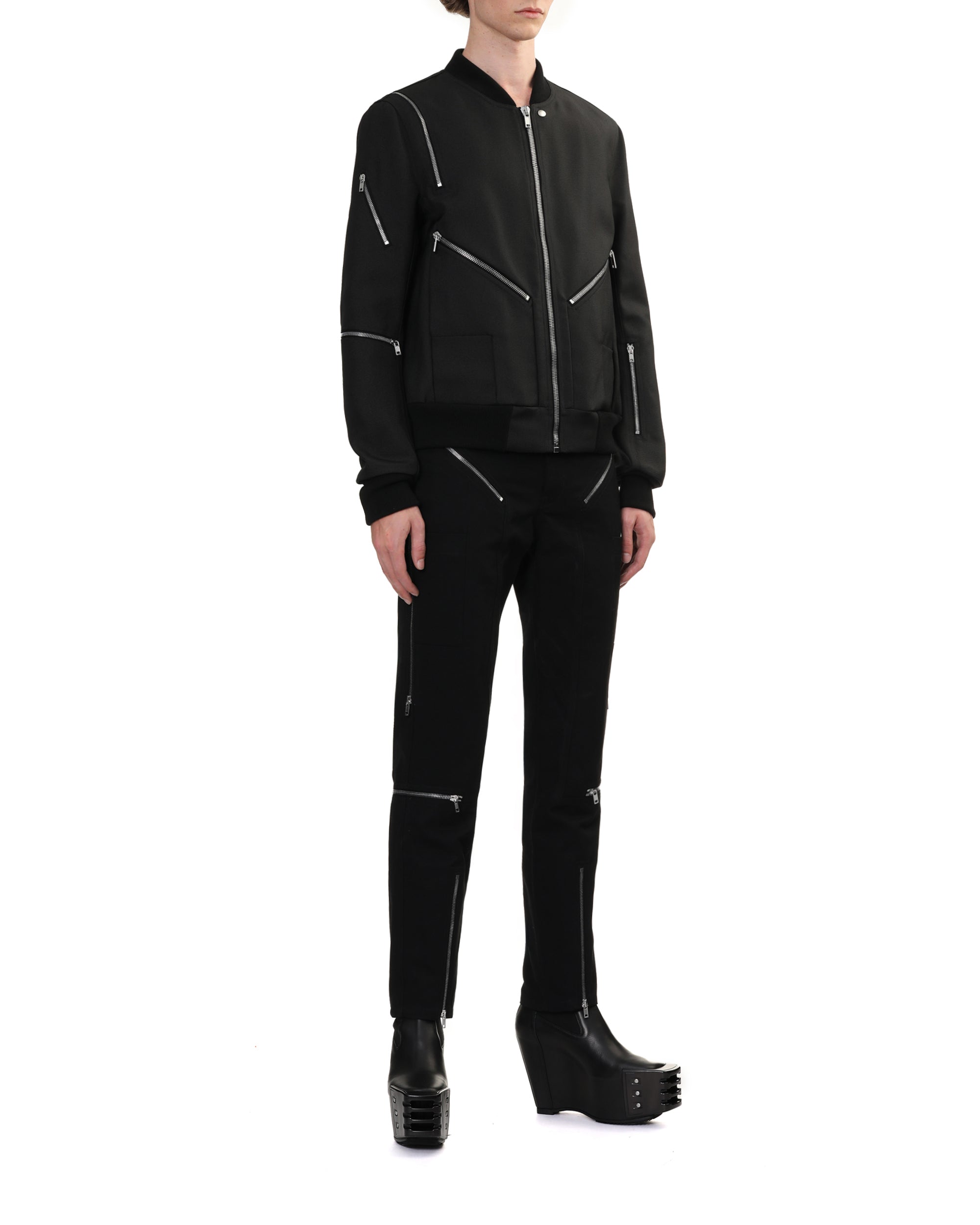 RICK OWENS Grilled Wedge Beatle boots