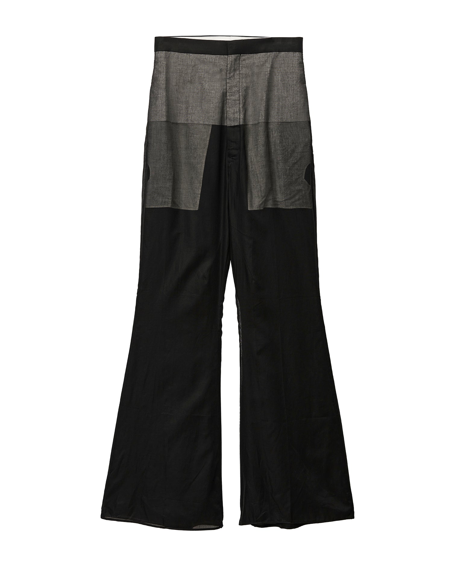 RICK OWENS Patchwork boot-cut pants