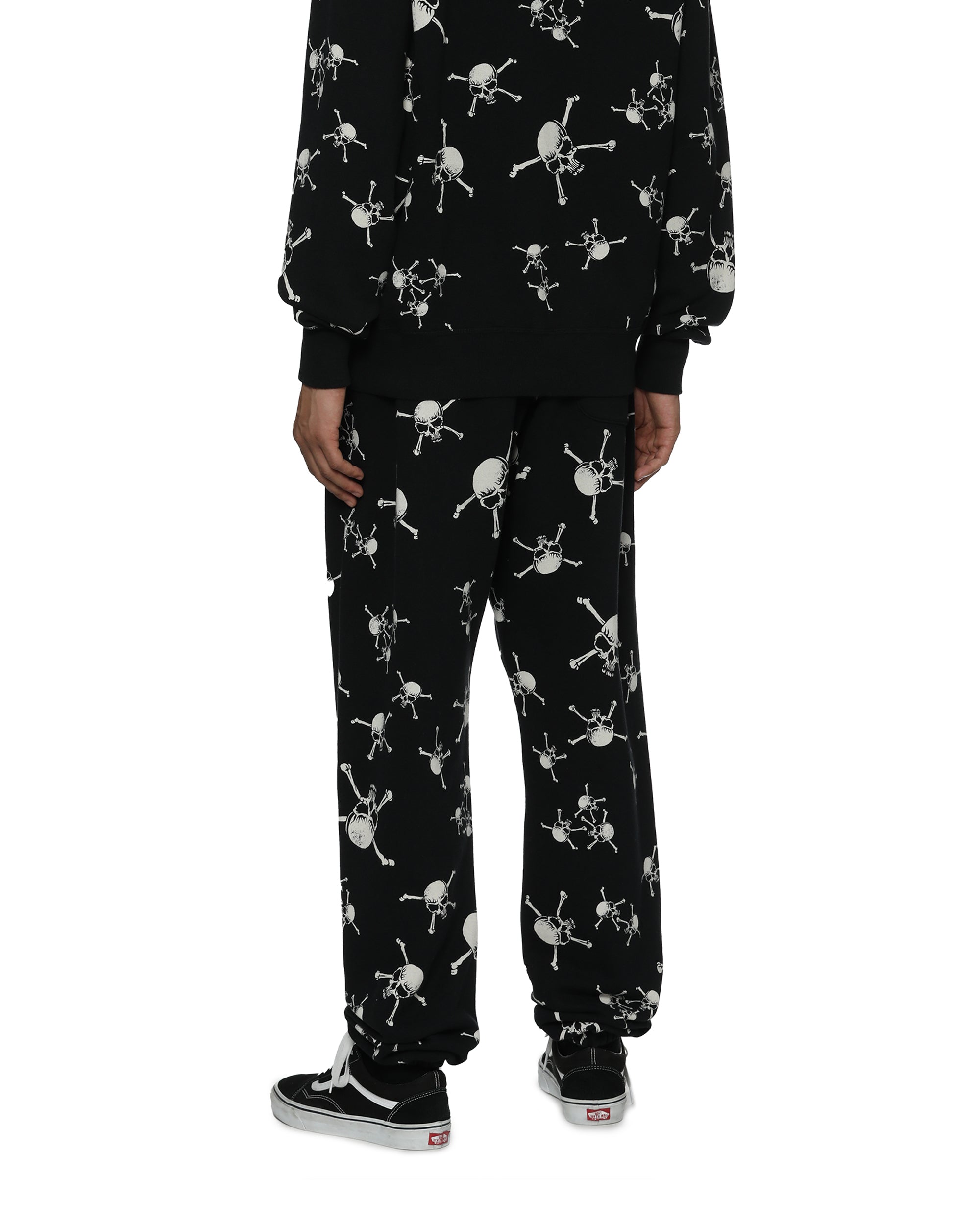 SAINT MXXXXXX Skull-patterned sweatpants