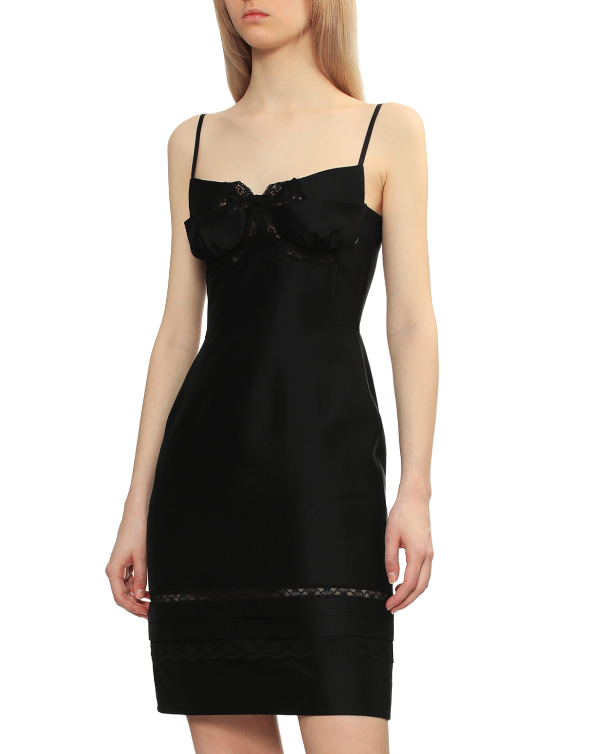 SHUSHU/TONG Double-bodice bow dress