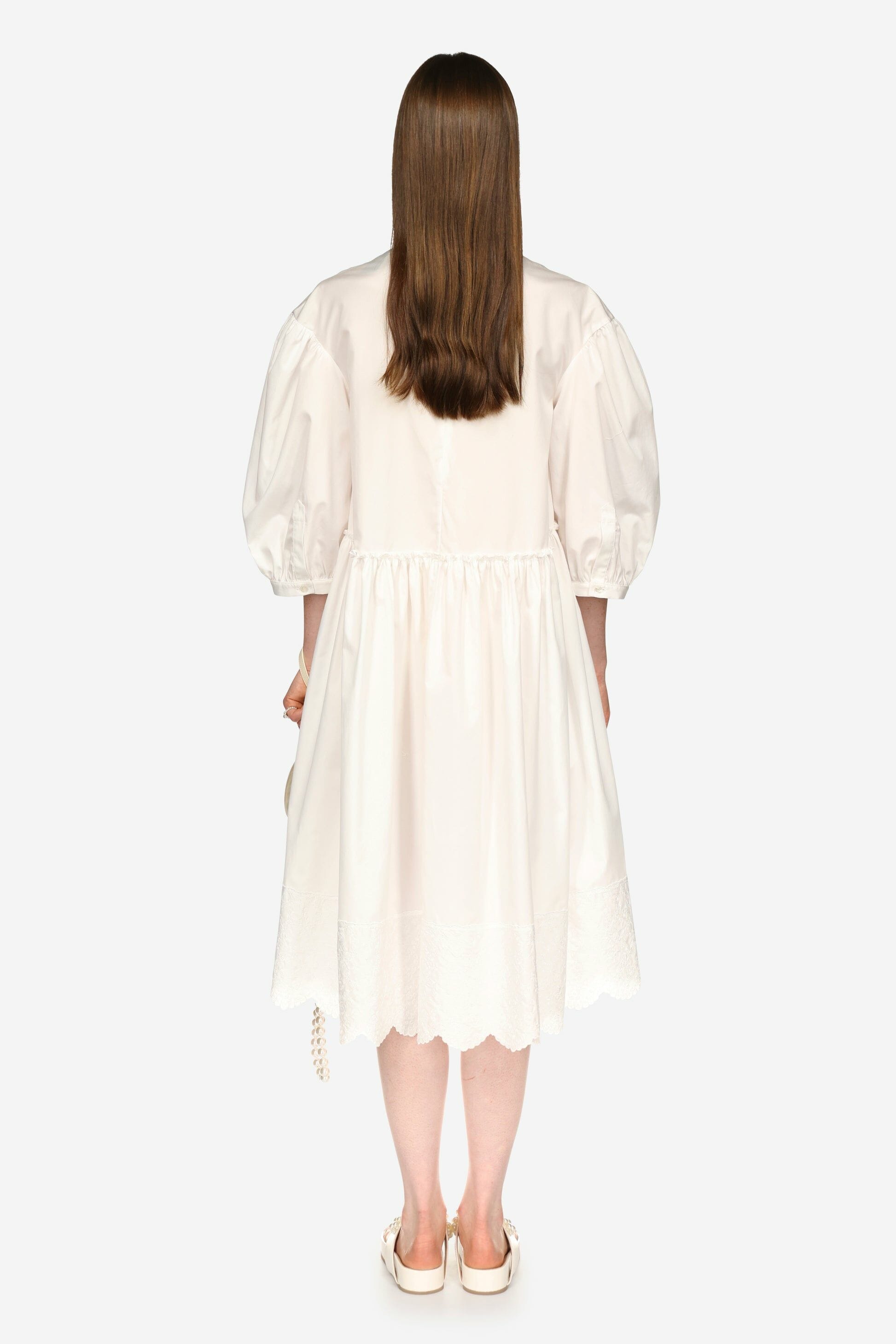 SIMONE ROCHA SIMONE ROCHA Ruched Bow Smock Dress