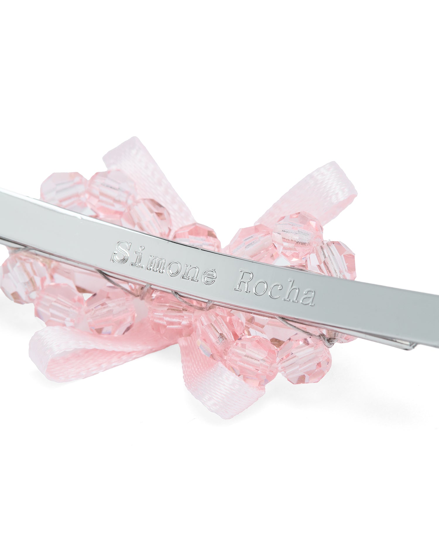 SIMONE ROCHA Crystal bow hair clip