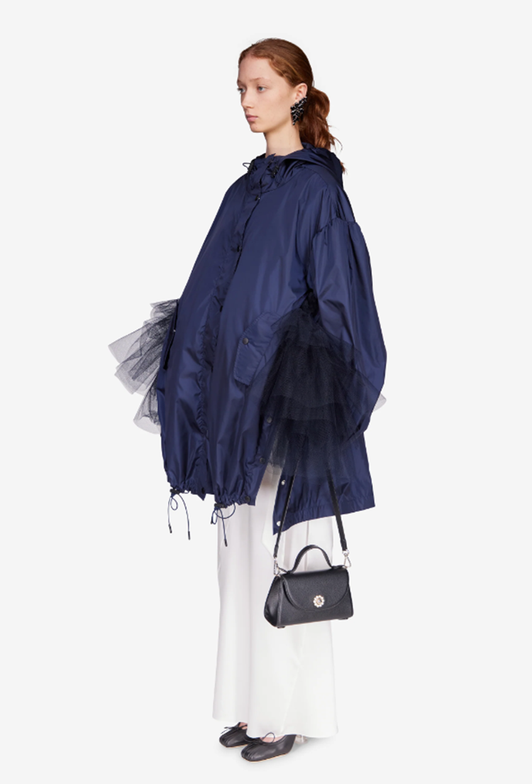 SIMONE ROCHA Simone Rocha Button Placket Trapeze Parka