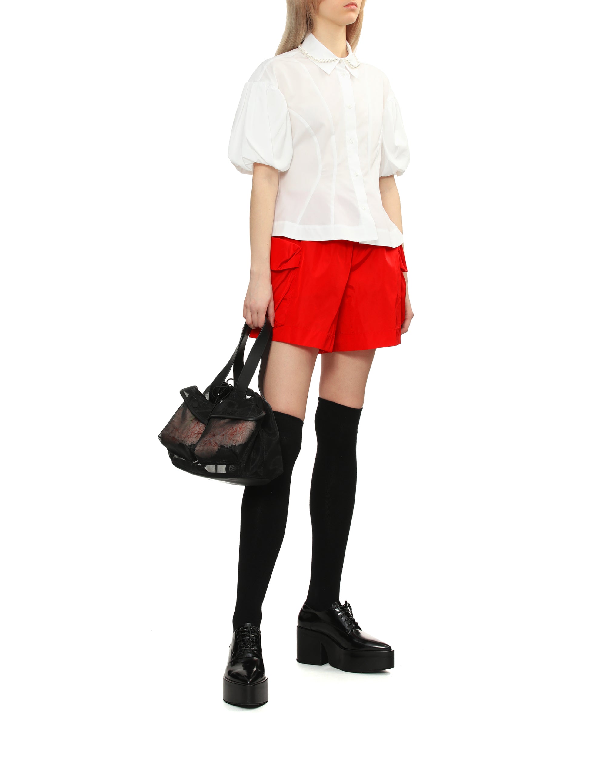 SIMONE ROCHA Carnation pocket bag