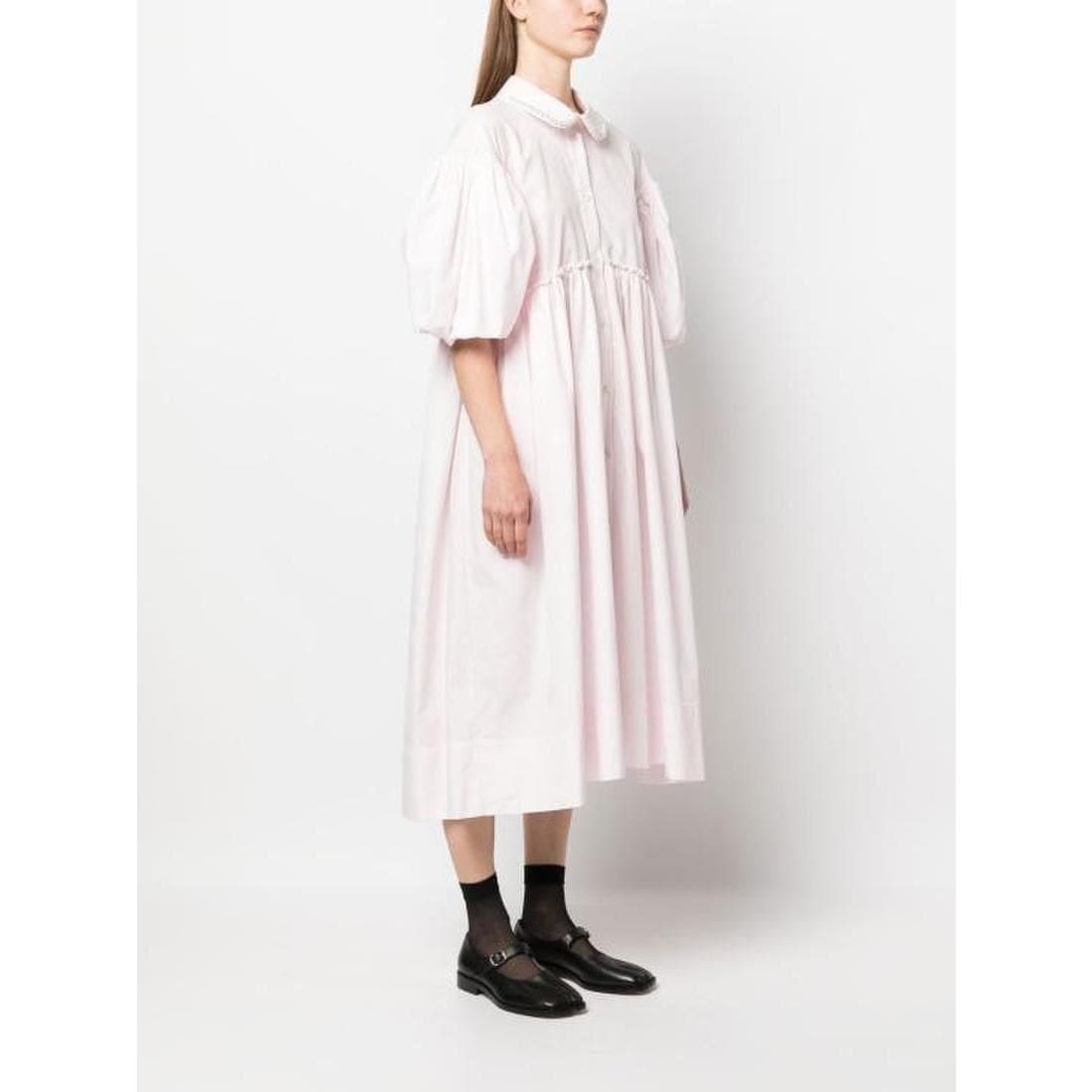 SIMONE ROCHA SIMONE ROCHA poplin dress with puff sleeves