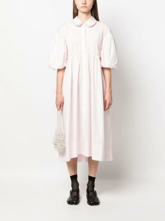 SIMONE ROCHA SIMONE ROCHA poplin dress with puff sleeves