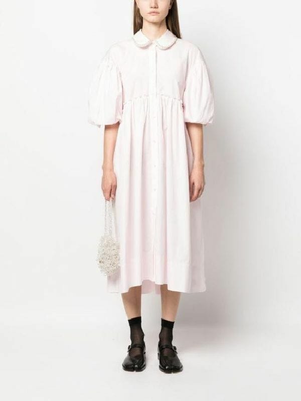 SIMONE ROCHA SIMONE ROCHA SHORT PUFF SLEEVES SHIRT DRESS
