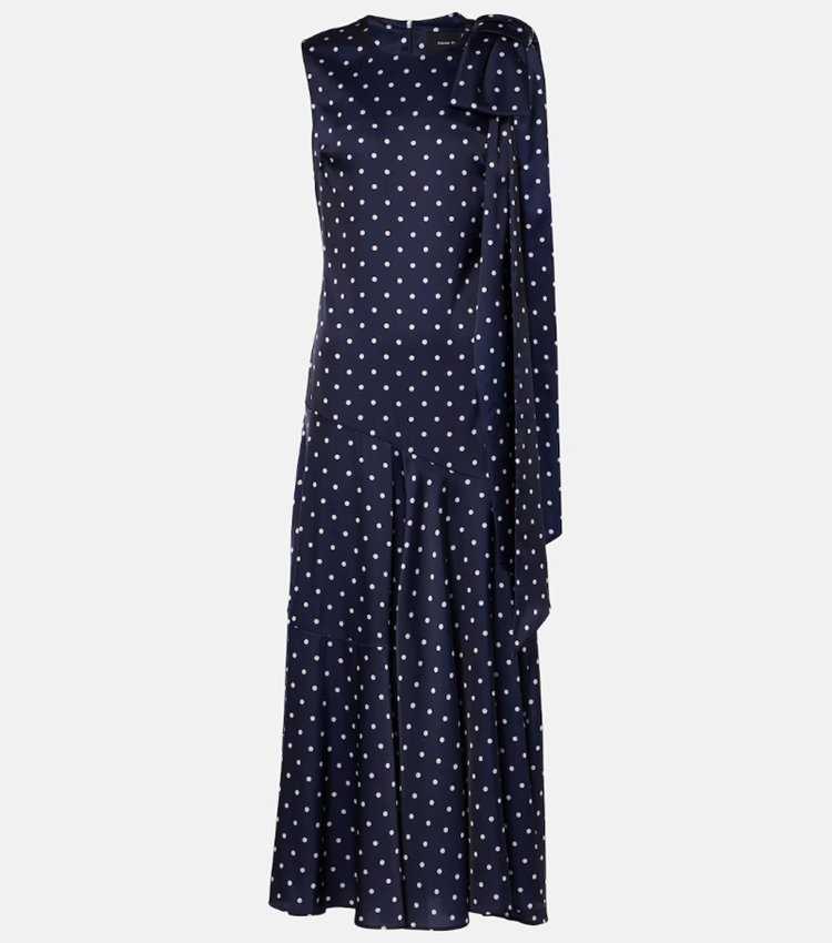 SIMONE ROCHA Simone Rocha Shoulder Bow Bias Cut Dress