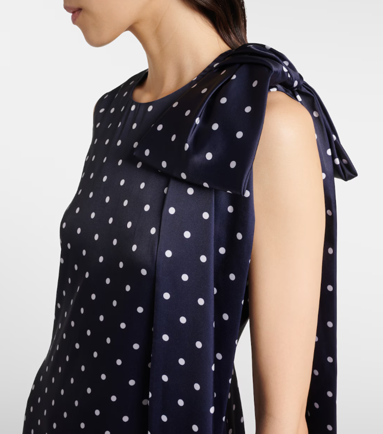 SIMONE ROCHA Simone Rocha Shoulder Bow Bias Cut Dress