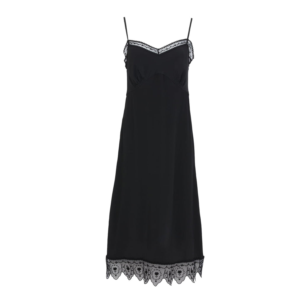 SIMONE ROCHA SIMONE ROCHA Lace Trim Slip Dress
