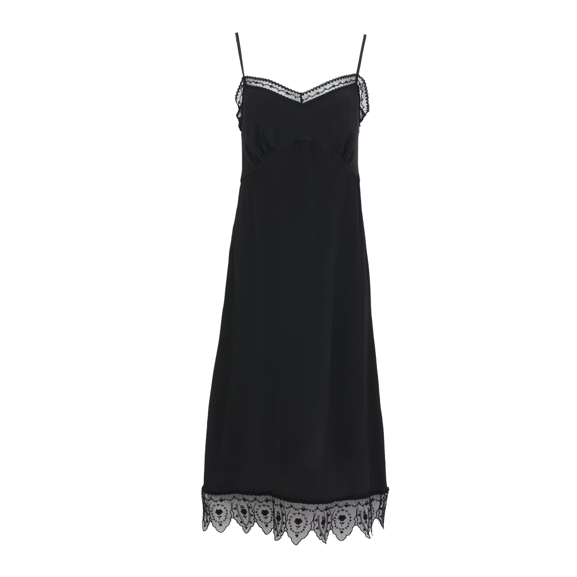 SIMONE ROCHA SIMONE ROCHA Lace Trim Slip Dress