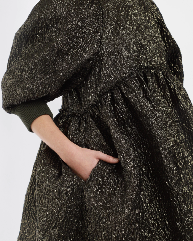 SIMONE ROCHA Simone Rocha Short Cloque Smock Dress