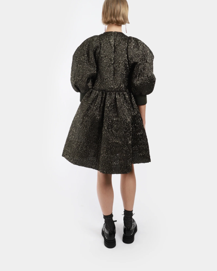 SIMONE ROCHA Simone Rocha Short Cloque Smock Dress