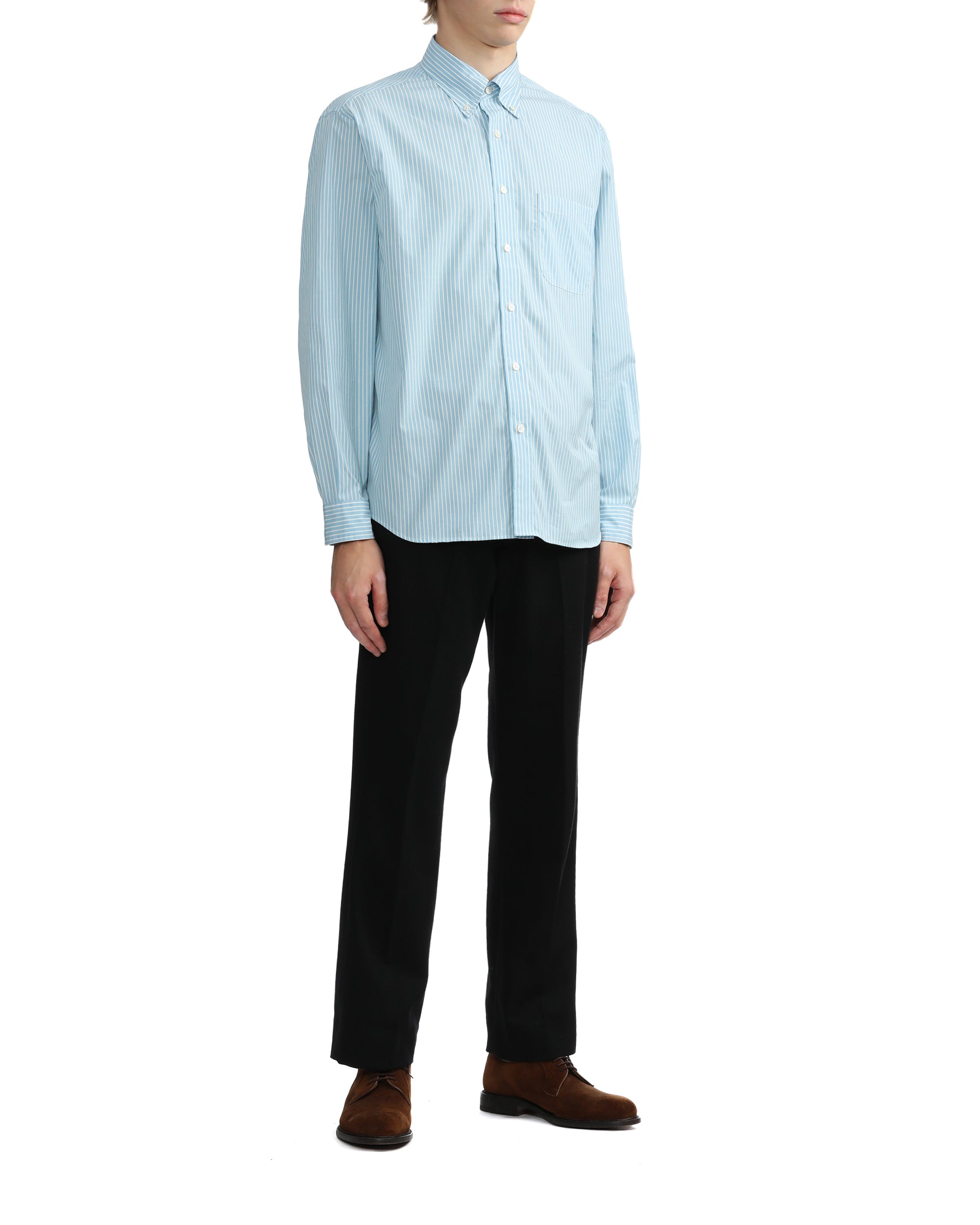 SOPHNET. Blended wool straight pants