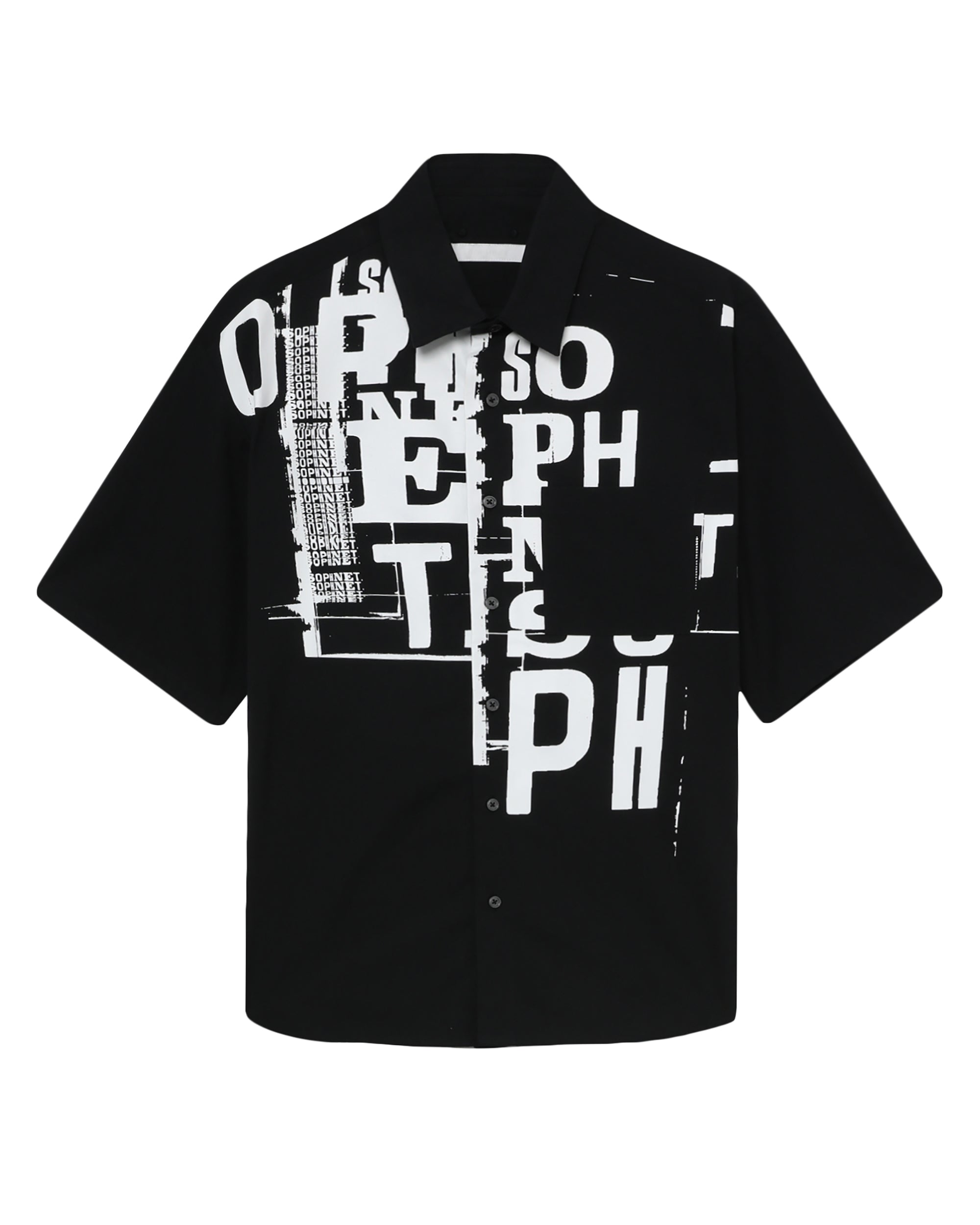 SOPHNET. X Simon Taylor Broken beauty short sleeve shirt