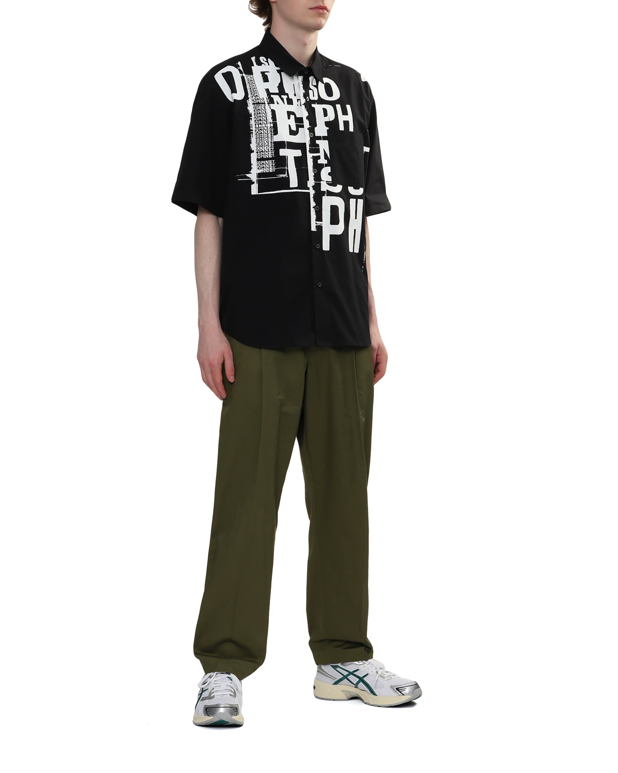 SOPHNET. X Simon Taylor Broken beauty short sleeve shirt