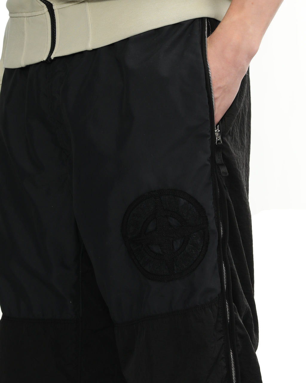 STONE ISLAND Brushed nylon joggers