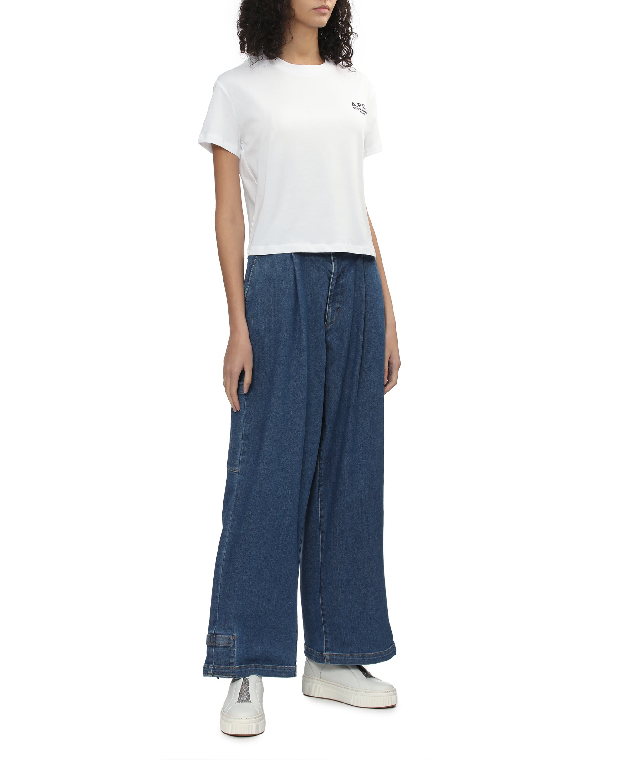 TSUMORI CHISATO Glitter platform sneakers