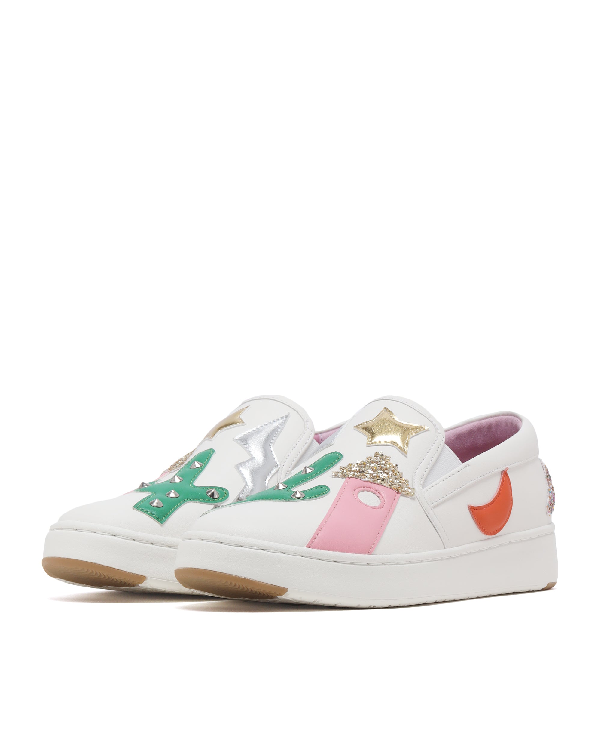 TSUMORI CHISATO Embellished slip-on shoes