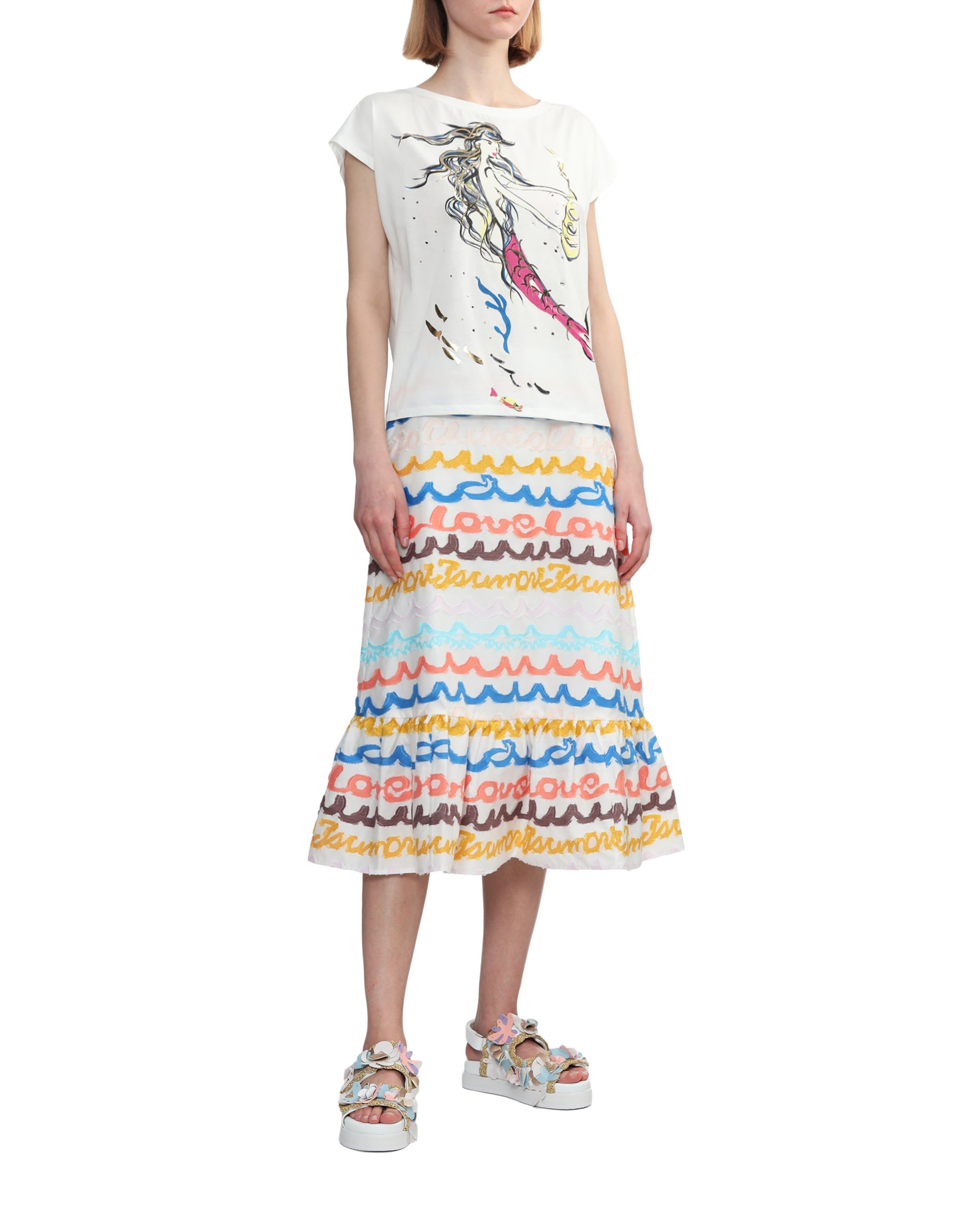 TSUMORI CHISATO Double strap sandals