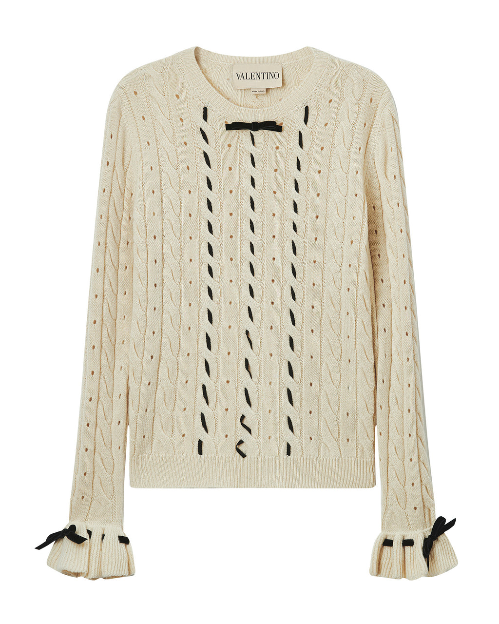 VALENTINO Contrasting trims sweater