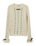 VALENTINO Contrasting trims sweater