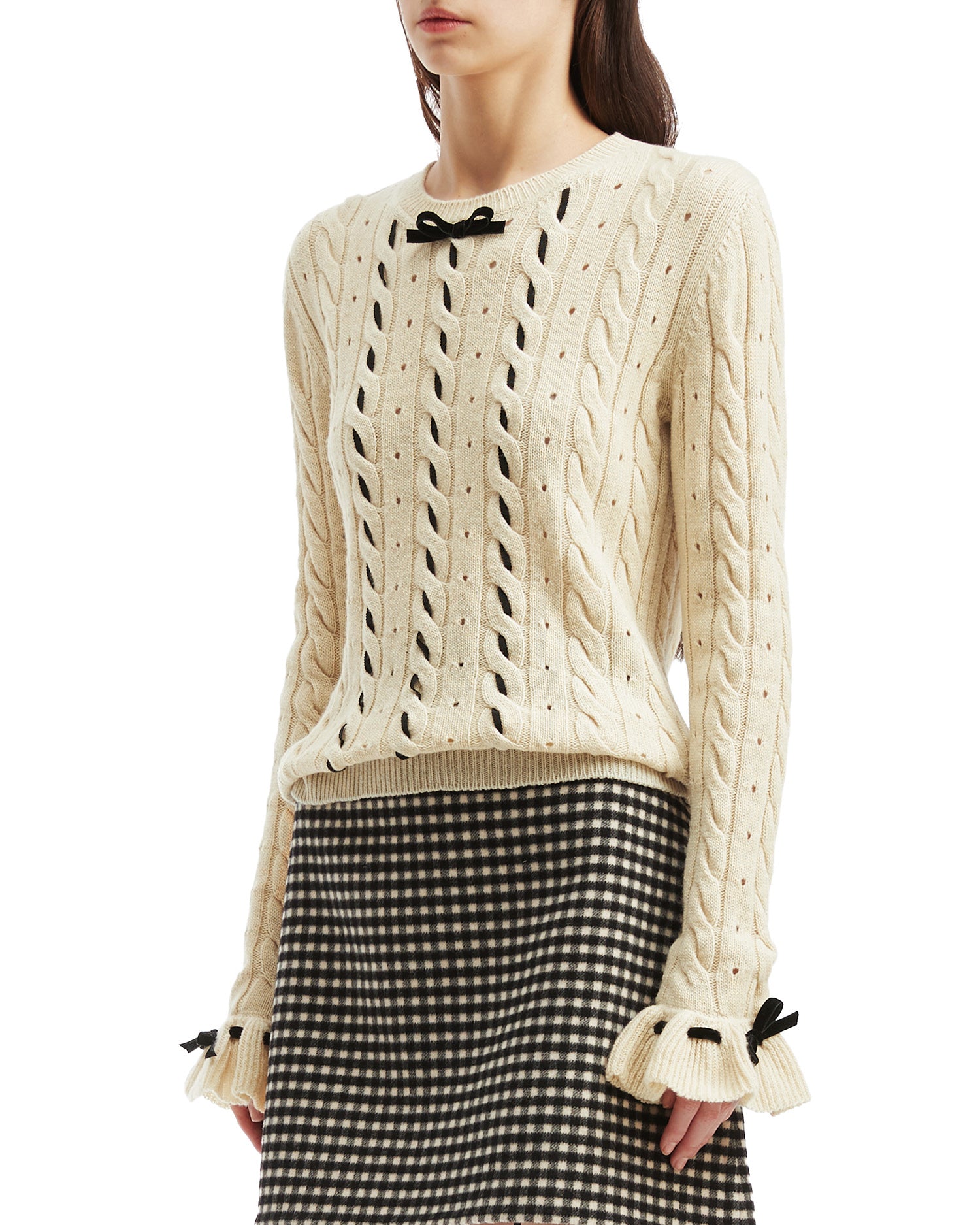 VALENTINO Contrasting trims sweater