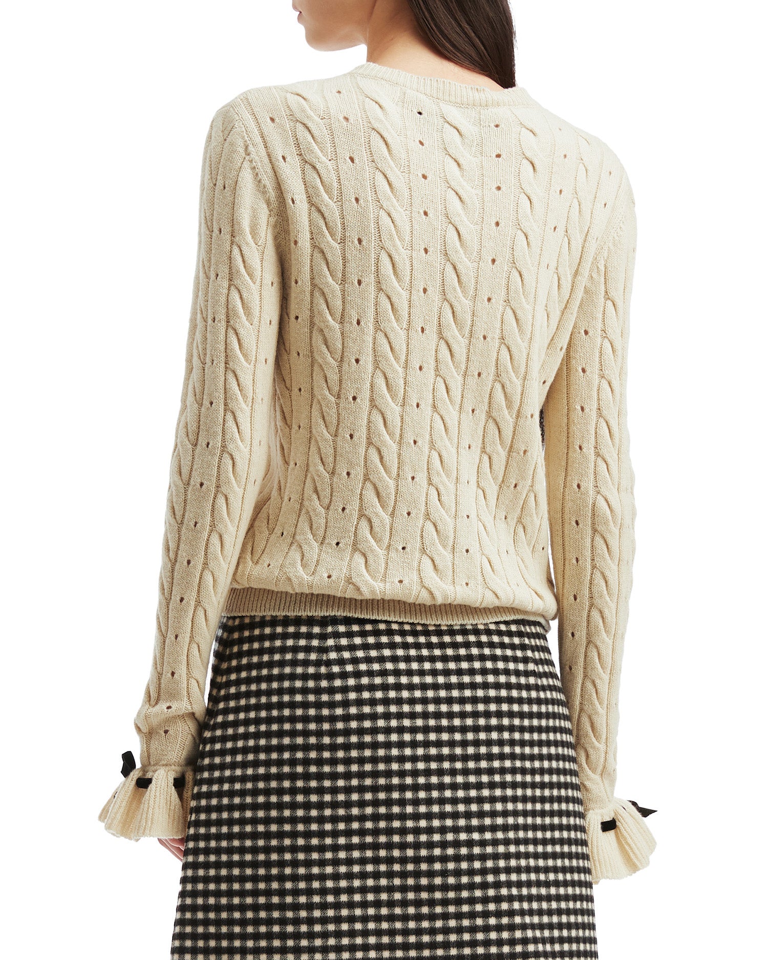 VALENTINO Contrasting trims sweater