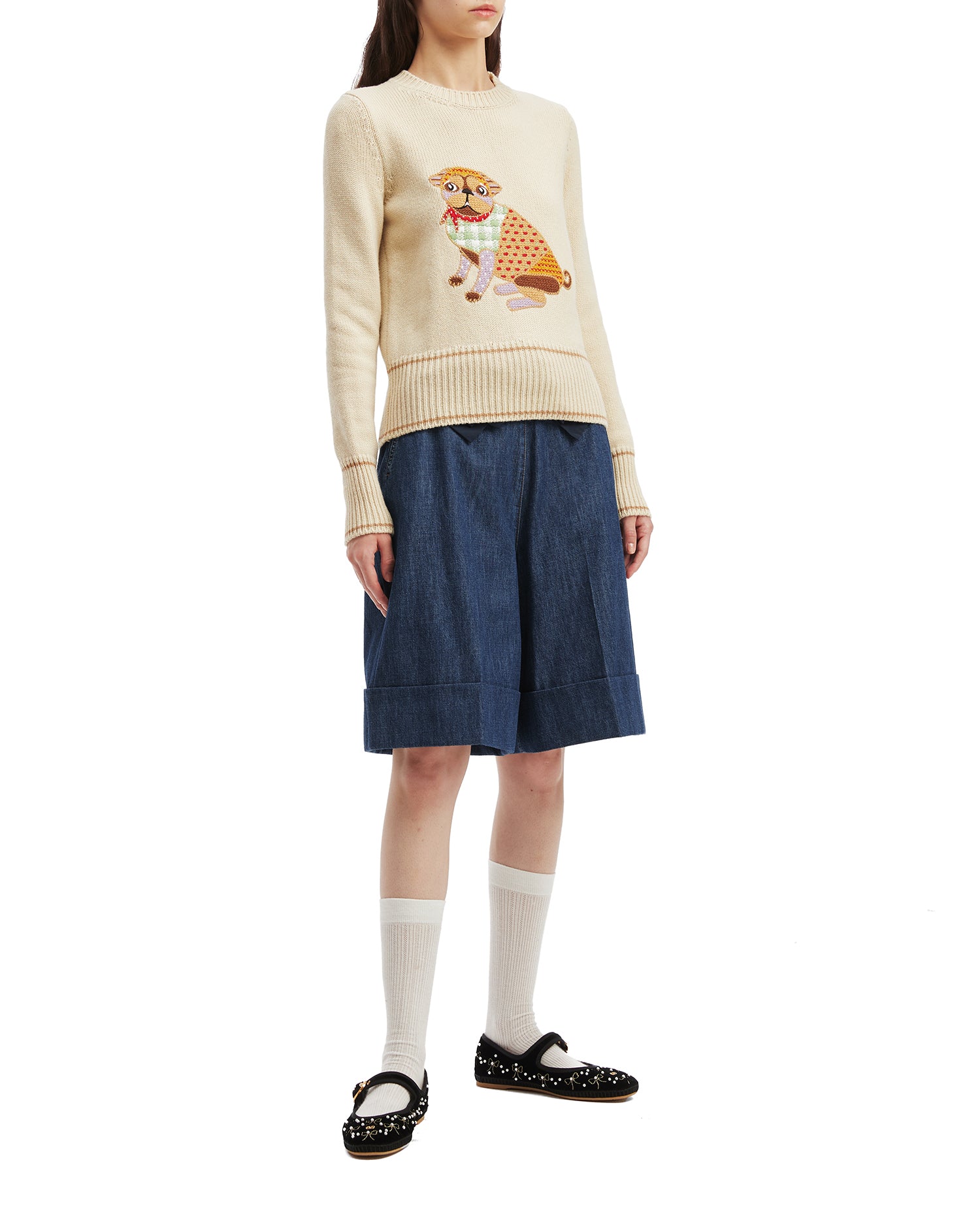 VALENTINO Bow front shorts