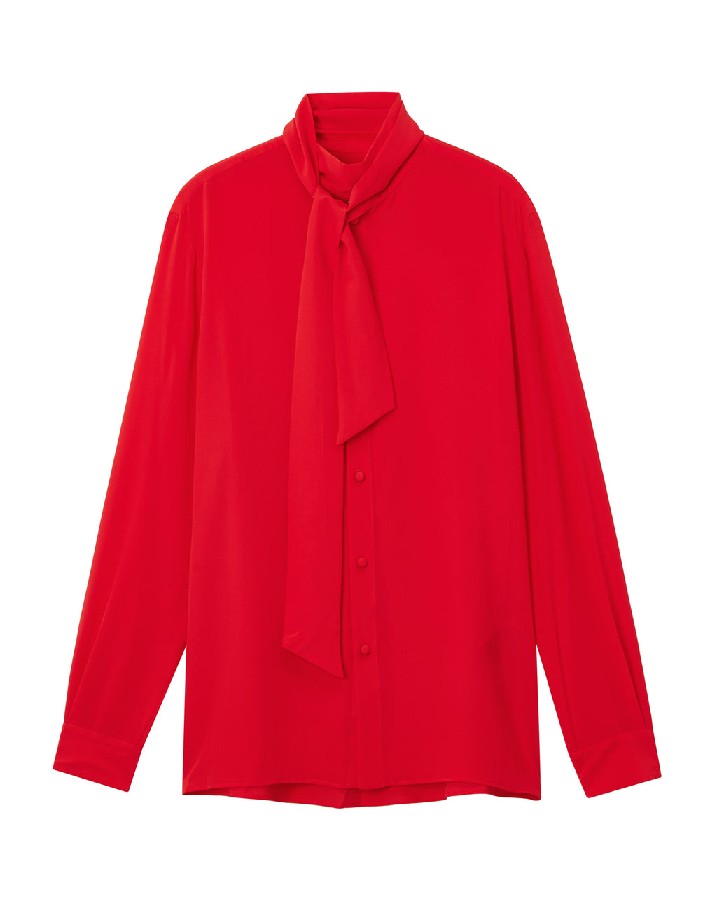 VALENTINO Scarf collar shirt