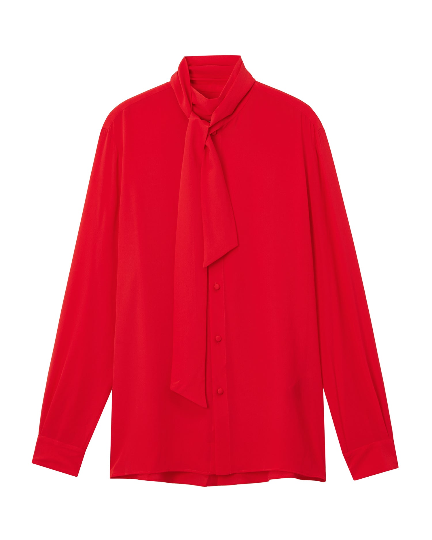 VALENTINO Scarf collar shirt