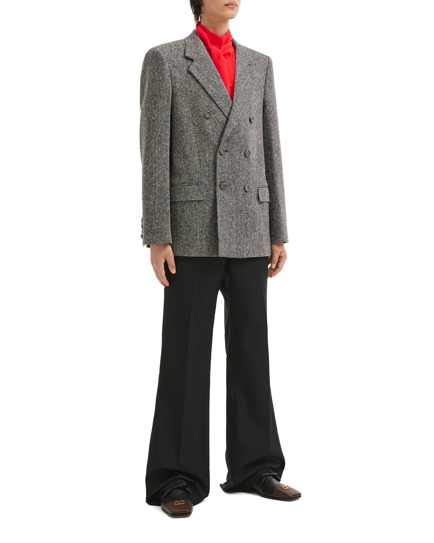 VALENTINO Scarf collar shirt