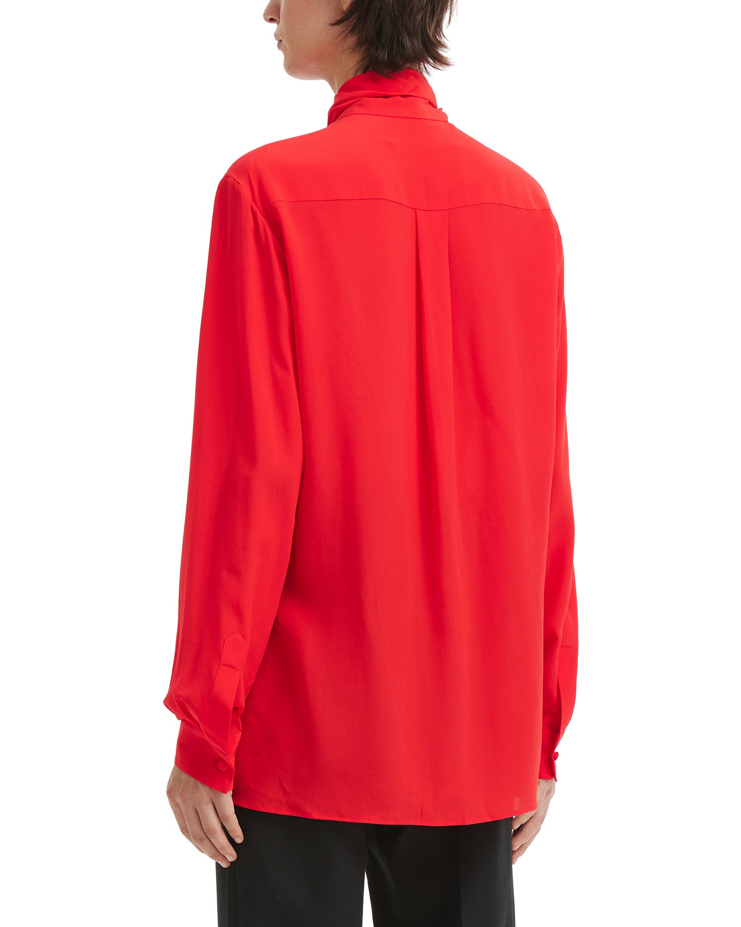 VALENTINO Scarf collar shirt