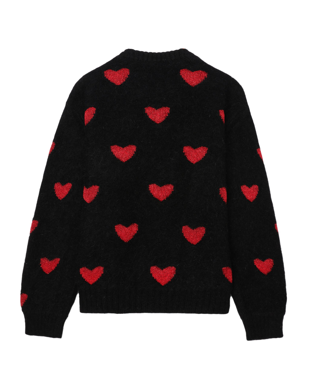 VALENTINO Heart jacquard pattern sweater