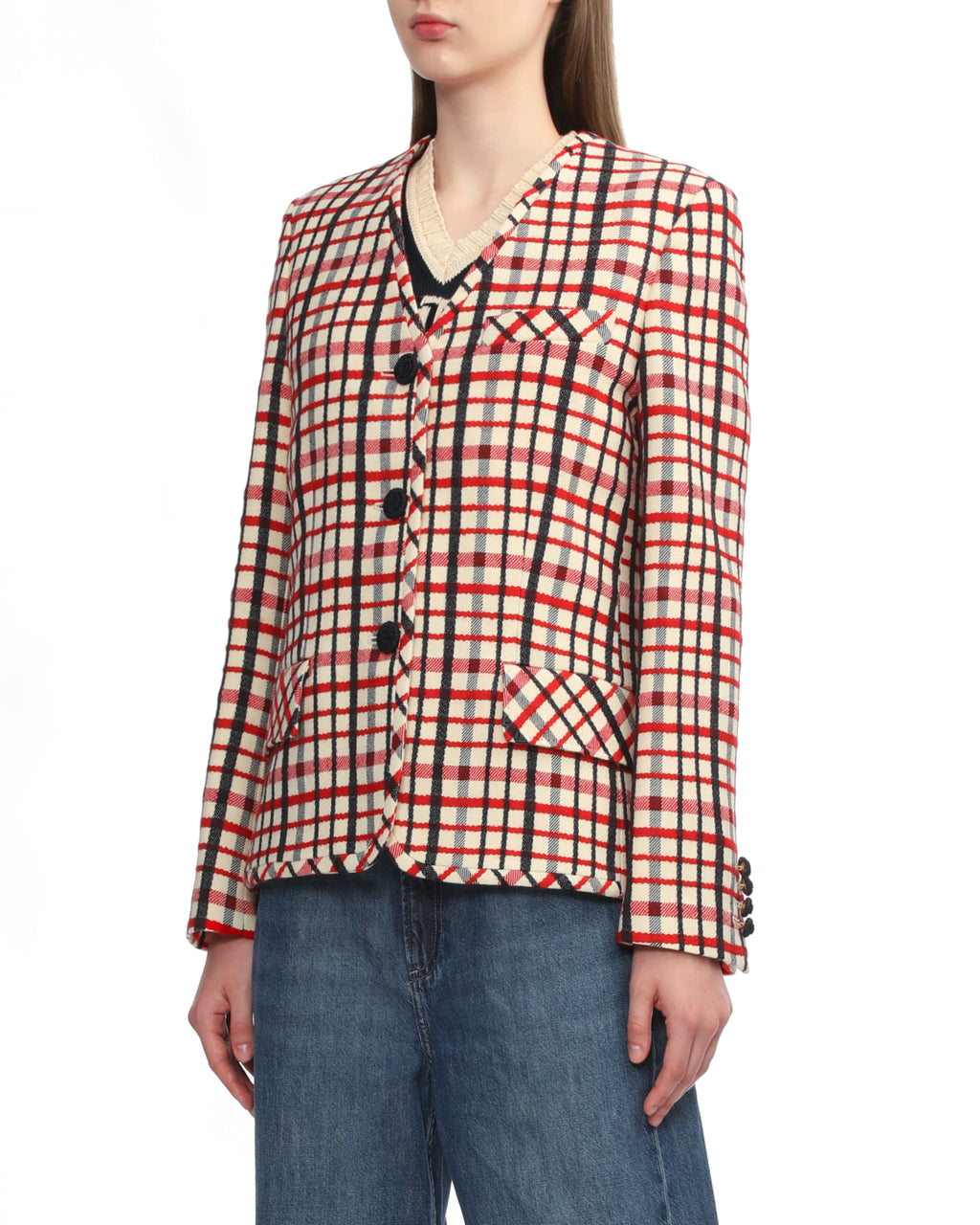 VALENTINO Checkered blazer