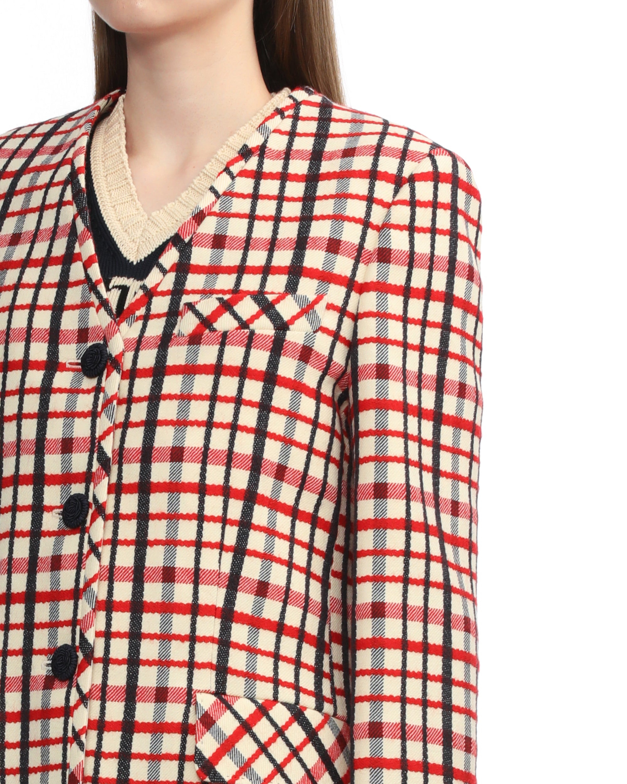 VALENTINO Checkered blazer