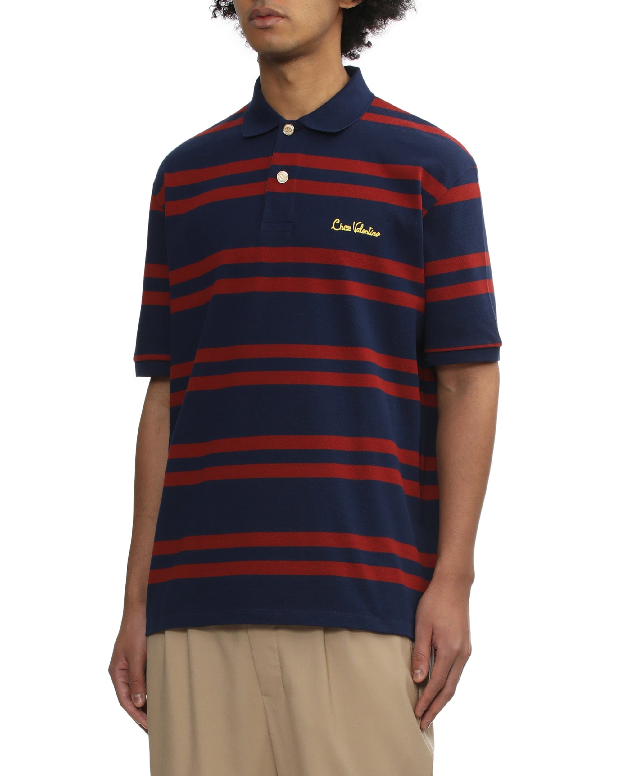 VALENTINO Striped polo shirt