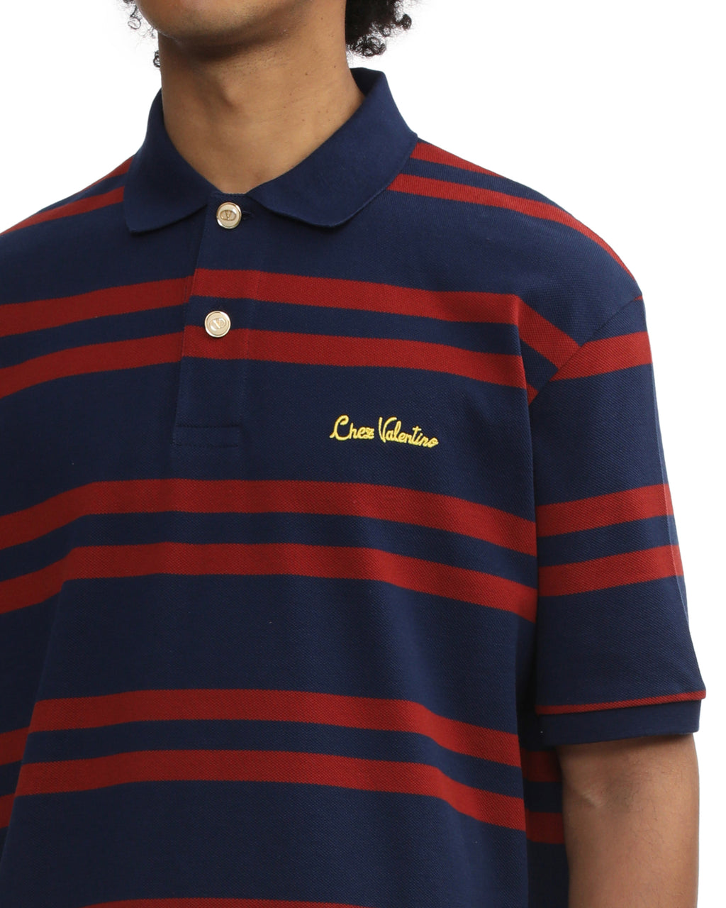 VALENTINO Striped polo shirt